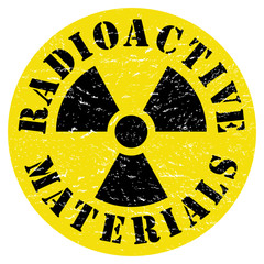 Obraz premium Radioactive Materials
