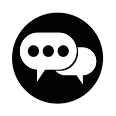 Speech bubble icon