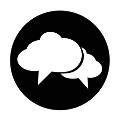 Speech bubble icon