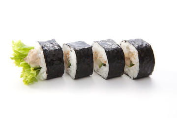 rolling sushi