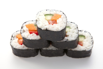 rolling sushi, vegitable