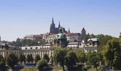 Fototapeta na wymiar Prague, Bohemia, Czech Republic. Hradcany