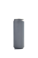 Grey aluminum can