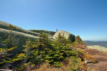 Vue des sommets des Adirondack (Big slide et Wright peaks)