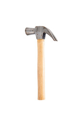 The claw hammer isolated on white background.