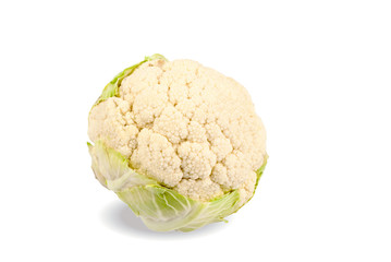 Cauliflower isolated on white