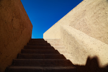Fototapeta premium The ancient town of nomads.