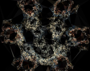 Abstract polygonal geometric background. 