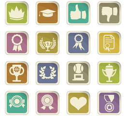 award icon set