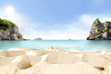 summer time and sand 