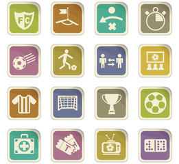 football icon set