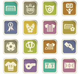 football icon set