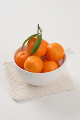 fresh ripe tangerines