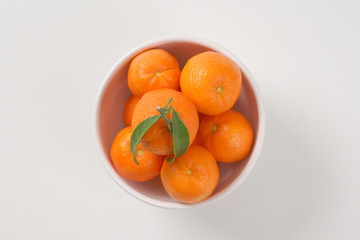 fresh ripe tangerines