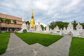 Fototapeta na wymiar Wat Suan Dok is a Buddhist temple (Wat) in Chiang Mai, Thailand.