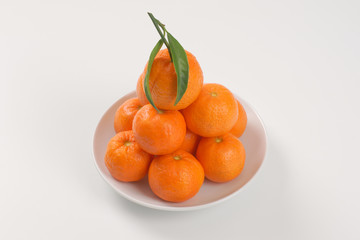 fresh ripe tangerines