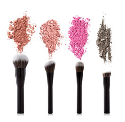 cosmetic products with brushes