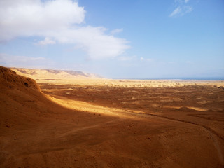 Fototapeta na wymiar Desert and the Dead Sea in Israel