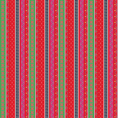 Seamless bright geometric pattern with  vertical color stripes