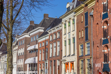 Fototapeta premium Old warehouses in the historical city center of Groningen
