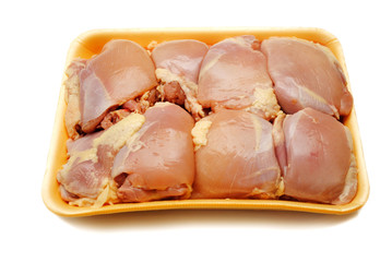 Packaged Raw Boneless Chicken Thighs