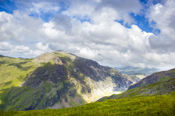 Obraz na płótnie Canvas Landscape view of Snowdonia, North Wales, UK
