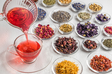 きれいになるハーブティー Colorful blend herb tea
