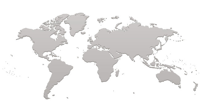 世界地図　パース
