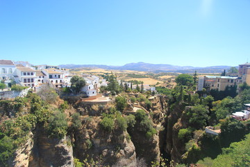 Obraz premium Beautiful landscape at Ronda Spain