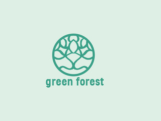 green forest