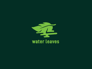 water leaves logo