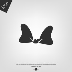 Bow-knot vector icon