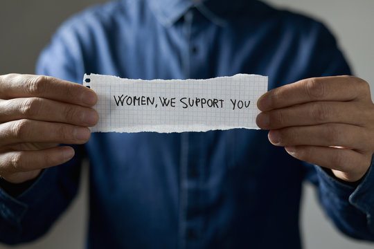 text women we support you