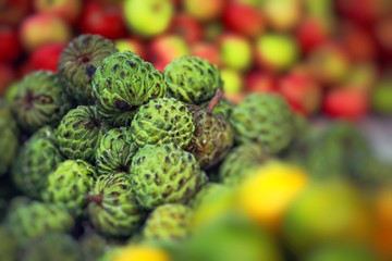 Fototapeta premium Fresh fruit market in India