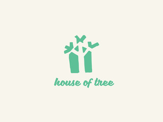 Fototapeta premium house of tree