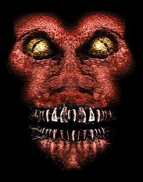 Evil Ape Monster Portait