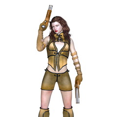 Obraz premium 女性戦士