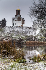Church of St. George in the Bila Tserkva in winter