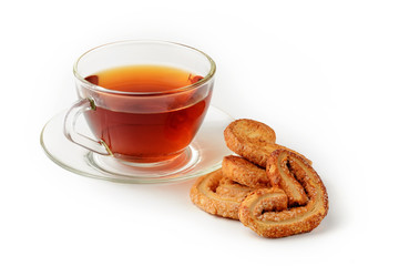 cup of tea isolated on white