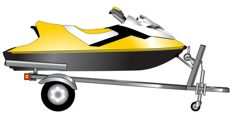 Jetski on Trailer