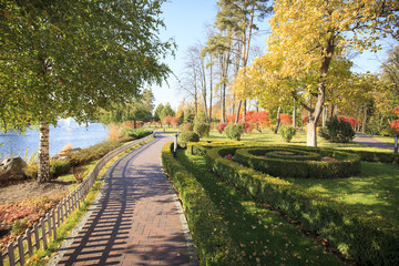 The former residence of the fourth president of Ukraine Viktor Yanukovych