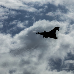 Silhouette of the Typhoon