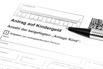 Antrag auf Kindergeld