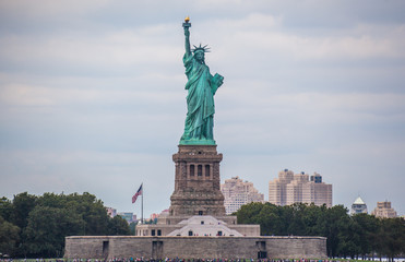The Statue of Liberty - view from the Staten Island ferry