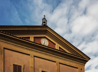 Fototapeta na wymiar Bologna clock building