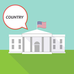 The White House with    the text COUNTRY