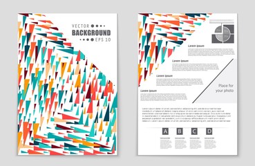 Abstract vector layout background set. For art template design, list, front page, mockup brochure theme style, banner, idea, cover, booklet, print, flyer, book, blank, card, ad, sign, sheet,, a4.