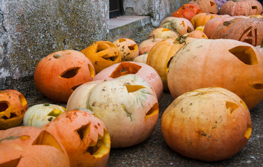 lot of pumpkins