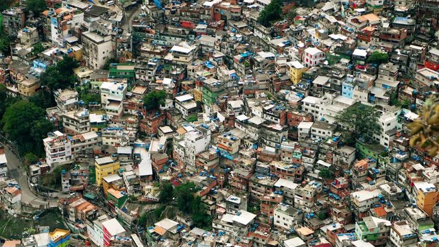 Favela Rocinha in Rio