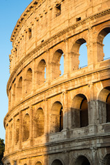 Fototapeta premium Colosseum of Rome at Dusk